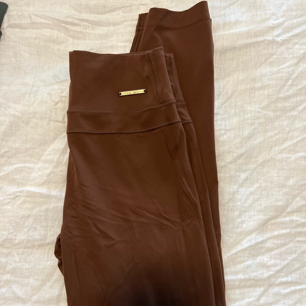 Gymshark x Whitney Simmons Dandelion Brown High Rise Leggings